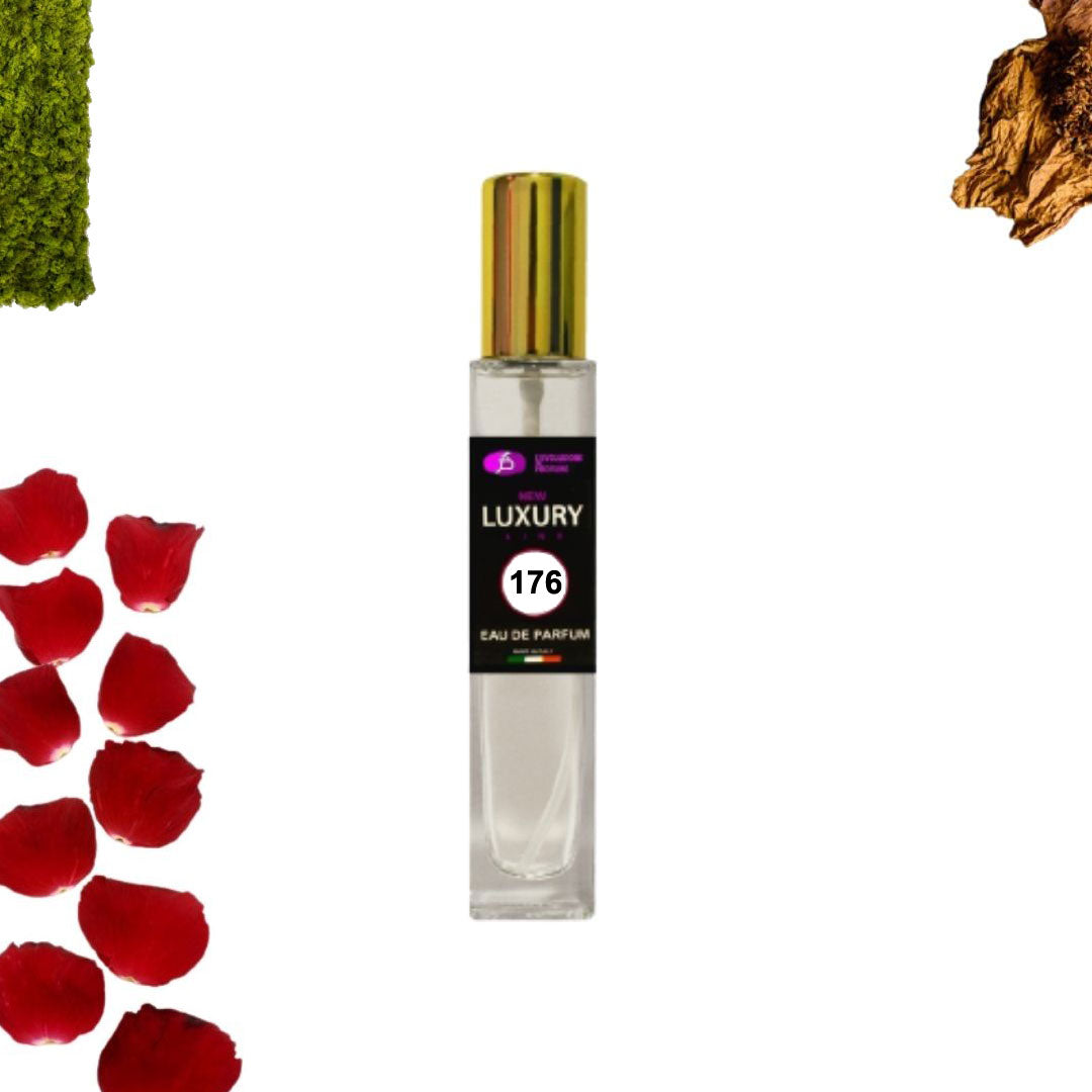 Eau de parfum della stessa famiglia olfattiva di LAMAR NOIR di KAJAL N° 176 unisex