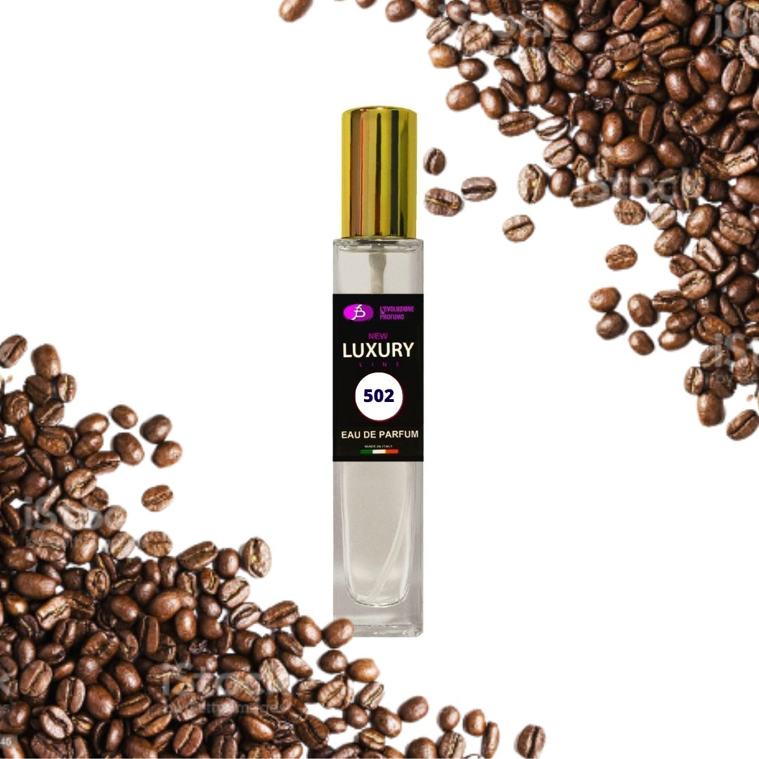 Eau de Parfum della stessa famiglia olfattiva di Intense Cafè N° 502 UNISEX