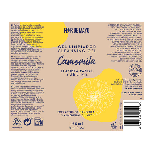 Gel Viso Camomila 190ml