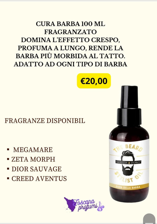 Cura barba fragranzato 100ml