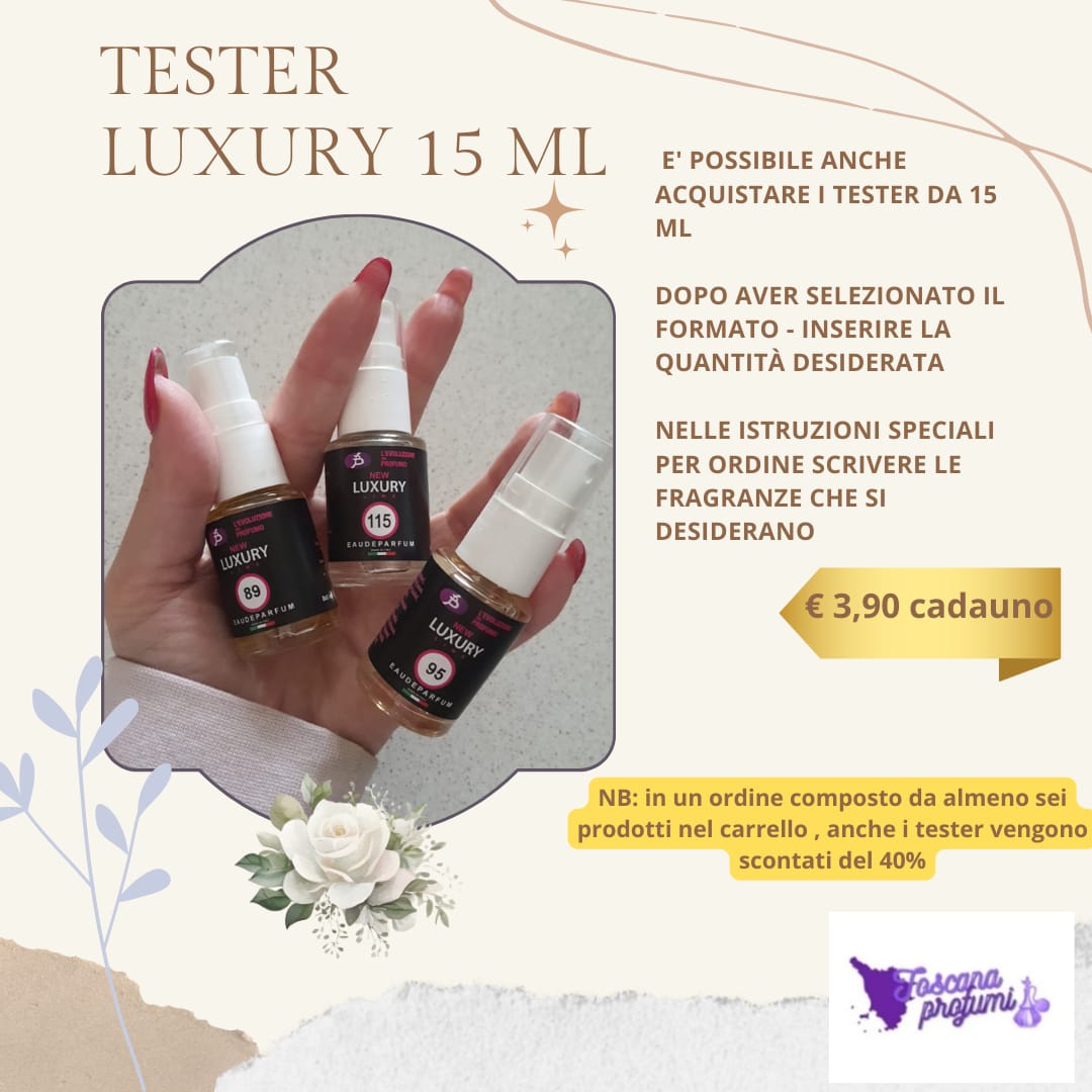 TESTER 15 ML